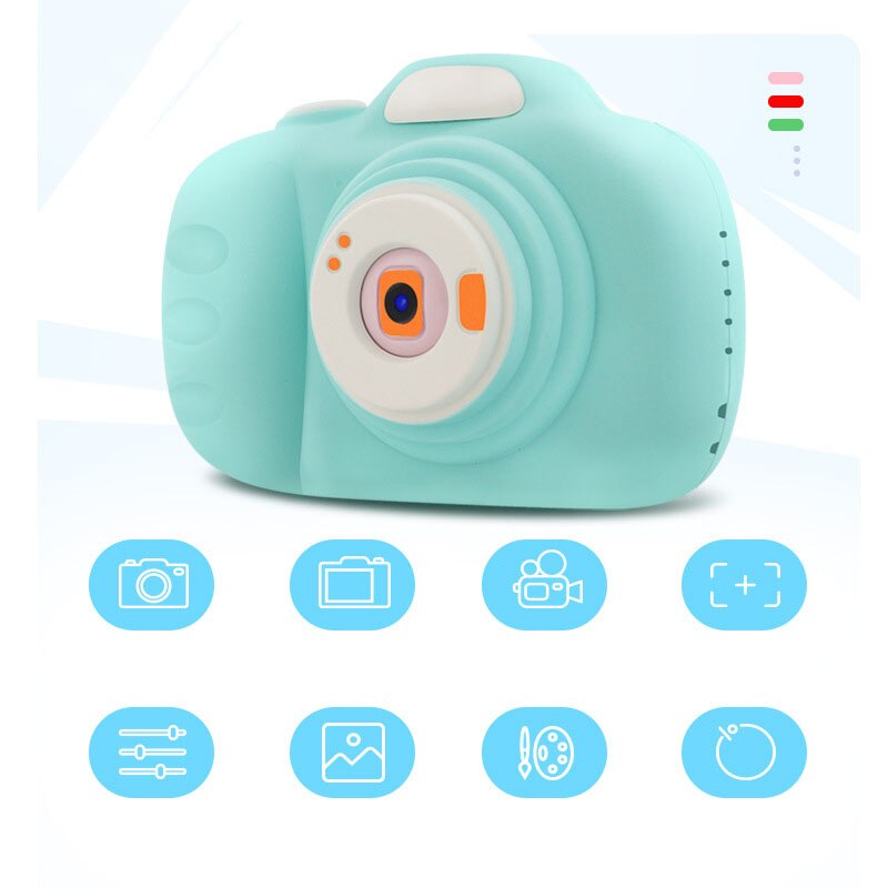 Kinder's Digital Kamera Karikatur Mini HD Kamera Spielzeug Junge und Mädchen Mini Sport klein SLR