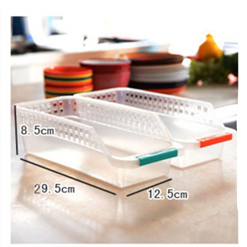Home Kitchen Fridge Space Saver Organizer Slide Under Shelf Rack Storage Holder Food Container Storage Container