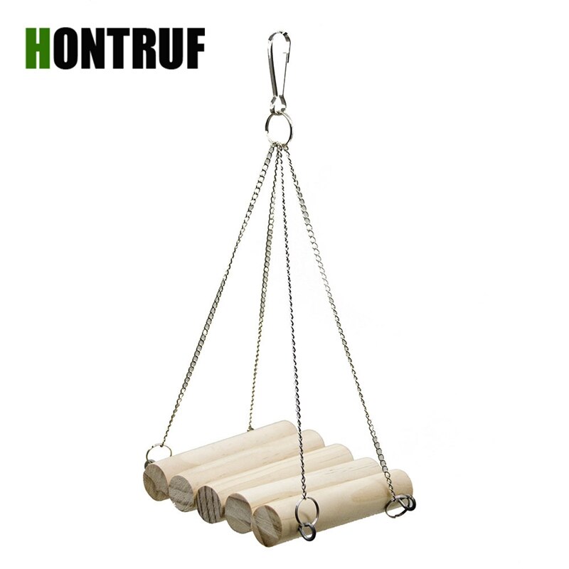 Logging Springboard Parrot Toy Squirrel Chinchillas Hamster Springboar... – Vicedeal