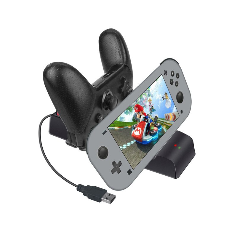 Type-C Charging Stand Quickly Charger for NS Switch Lite Console and NS PRO Gamepad