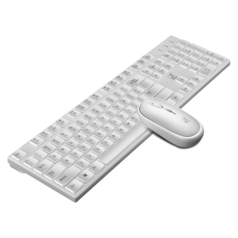 2.4G Wireless Keyboard And Mouse Combination, Waterproof, Compatible With Window XP, Vista, Win7, Win8, Win10.: A
