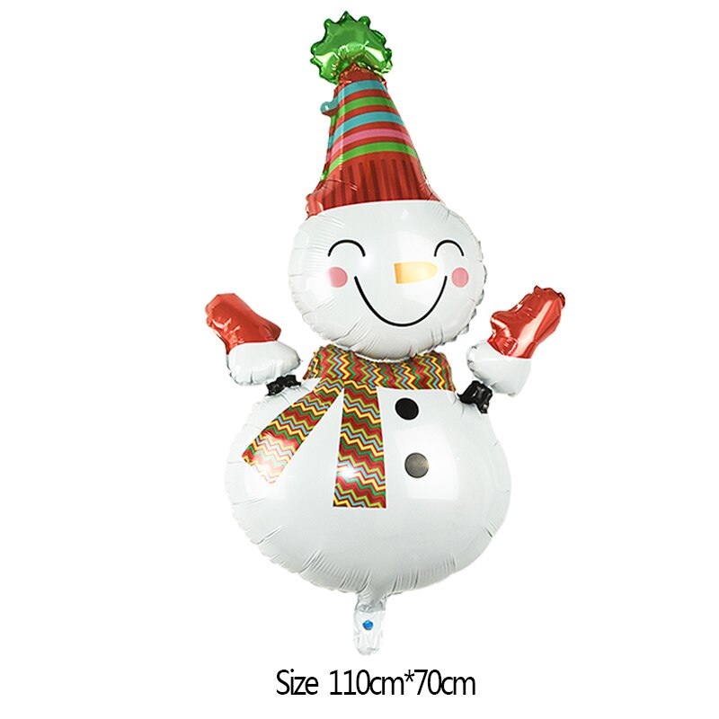 Santa Claus Deer Schneemann Folien-ballone Weihnachten Baum Helium Ballon für Weihnachten Party Dekoration Globals Kinder Spielzeug Neue Jahr Decor: B15