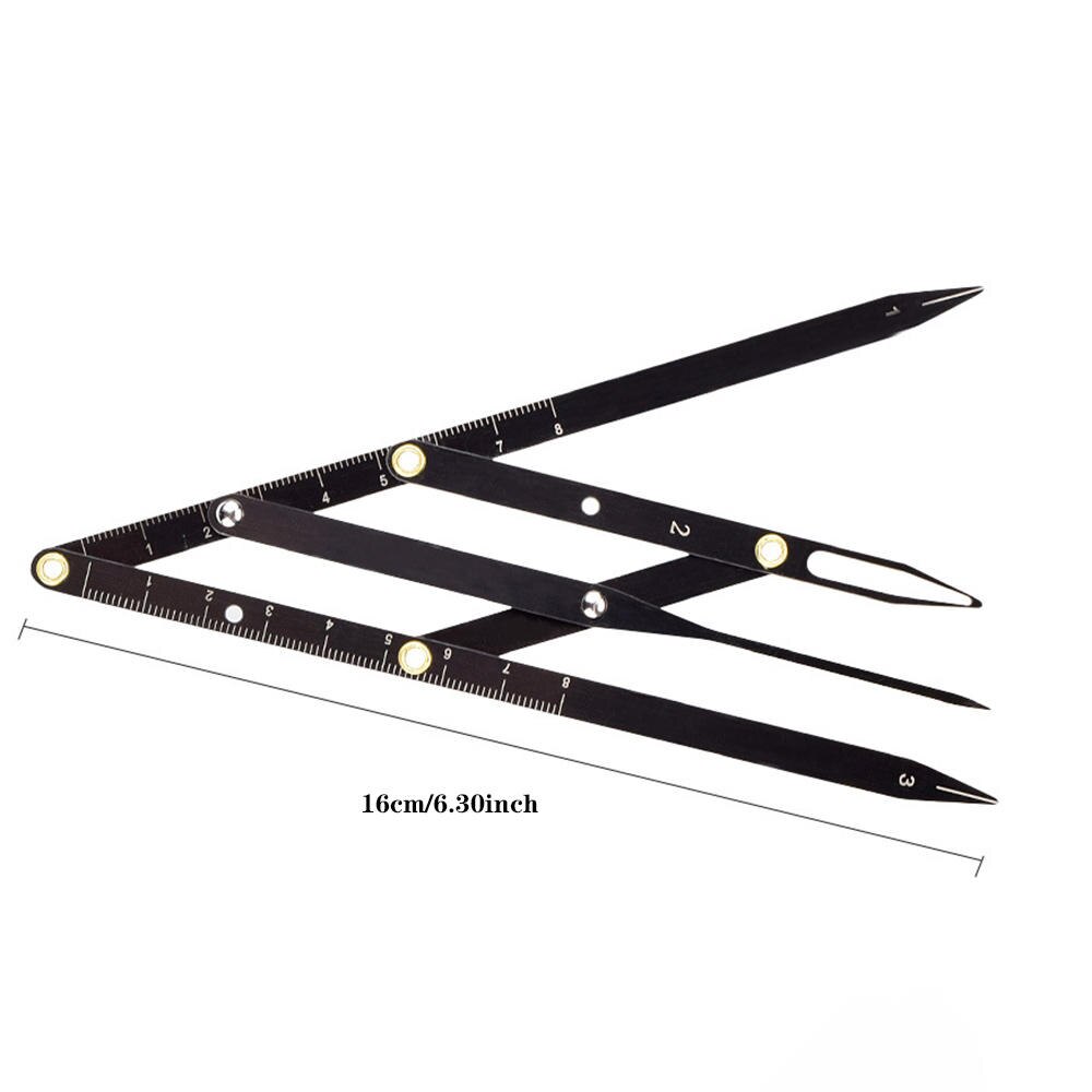 Stainless Steel Golden Ratio CALIPERS Microblading Permanent Makeup Eyebrow Measure Tool Mean Golden Eyebrow Divider Easy Use