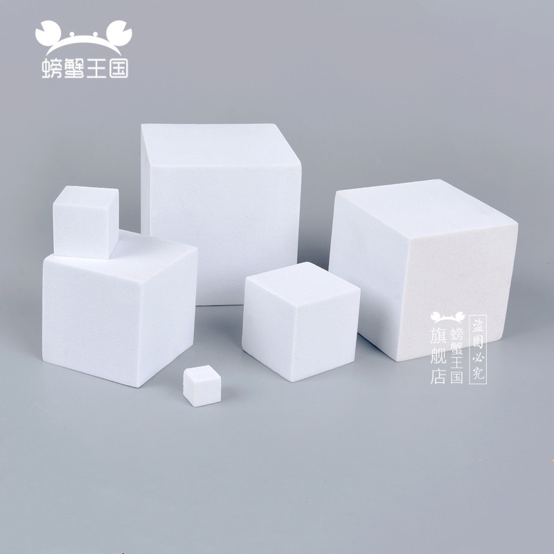 10pcs EVA Square Cube Foam Block Model Making Material DIY Handmade Dollhouse Miniture Cutting Accessories