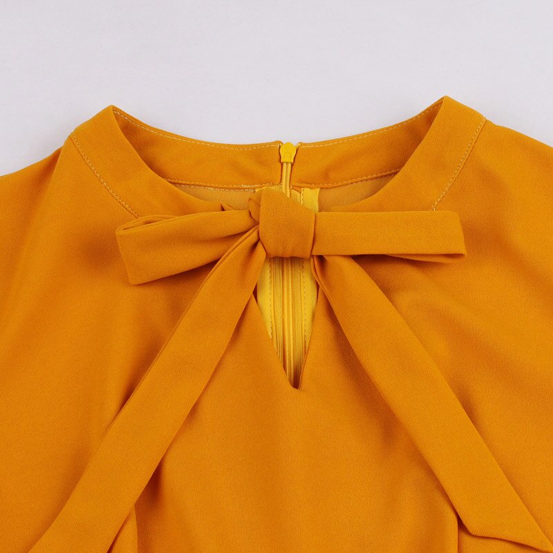 Tonval orange med blomster slips hals kort ærme sommer blomster kjole afslappet kvinder en linje vintage retro skater kjoler