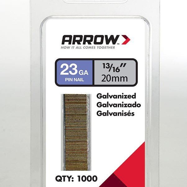 Arrow AR23G20 20mm 1000 PCs Headless Nails. PT23G and all other brand