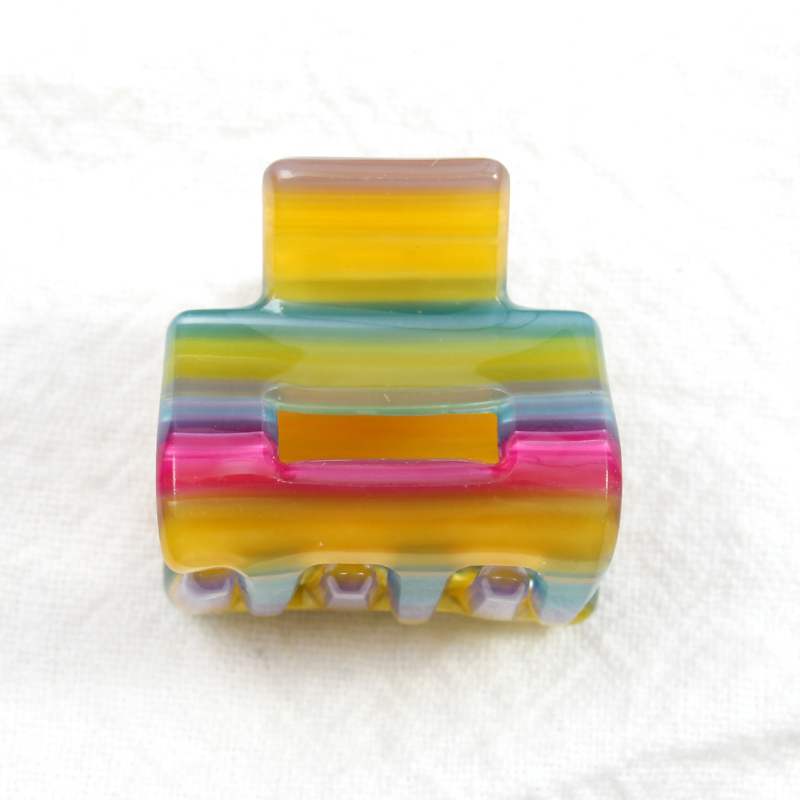 Bgffuy léopard corée acétate creux coloré Mini griffes de cheveux crabe pinces à cheveux pour enfant filles épingles à cheveux accessoires de cheveux Barrettes