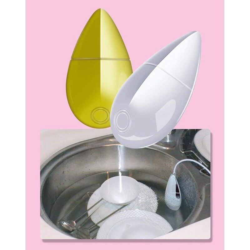 Lavastoviglie ad ultrasuoni 2 pezzi lavastoviglie elettrica domestica intelligente lavastoviglie portatile da appoggio, oro + argento