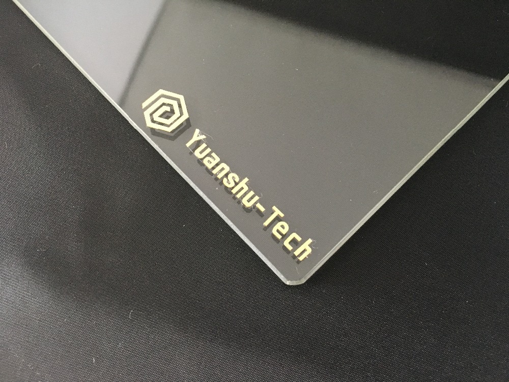 X-plus 270 x 200 x 3mm 3D Printer Platform Borosilicate Glass