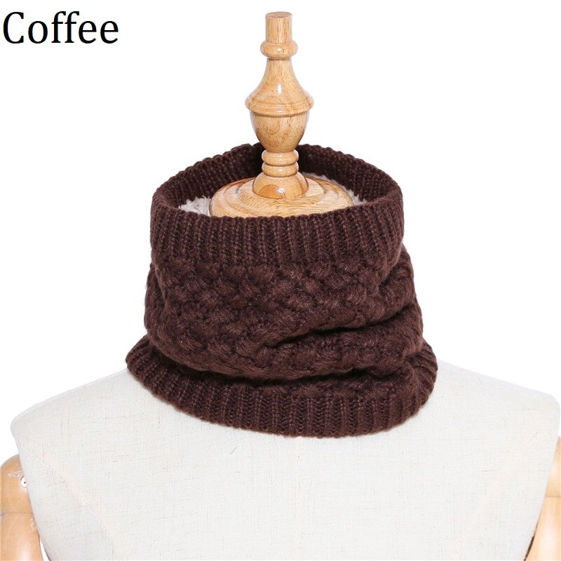 Chauffe-col écharpe en tricot pour femme | Écharpe hiver pour femme, tricoté, enfant, femme, col anneau, châles, Tube enveloppe, écharpes pour femme: Coffee