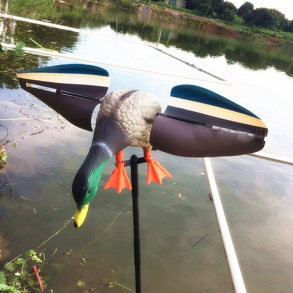 Wind-driven Wing Duck Decoy, Duck Motion Decoy, Simulation Mallard
