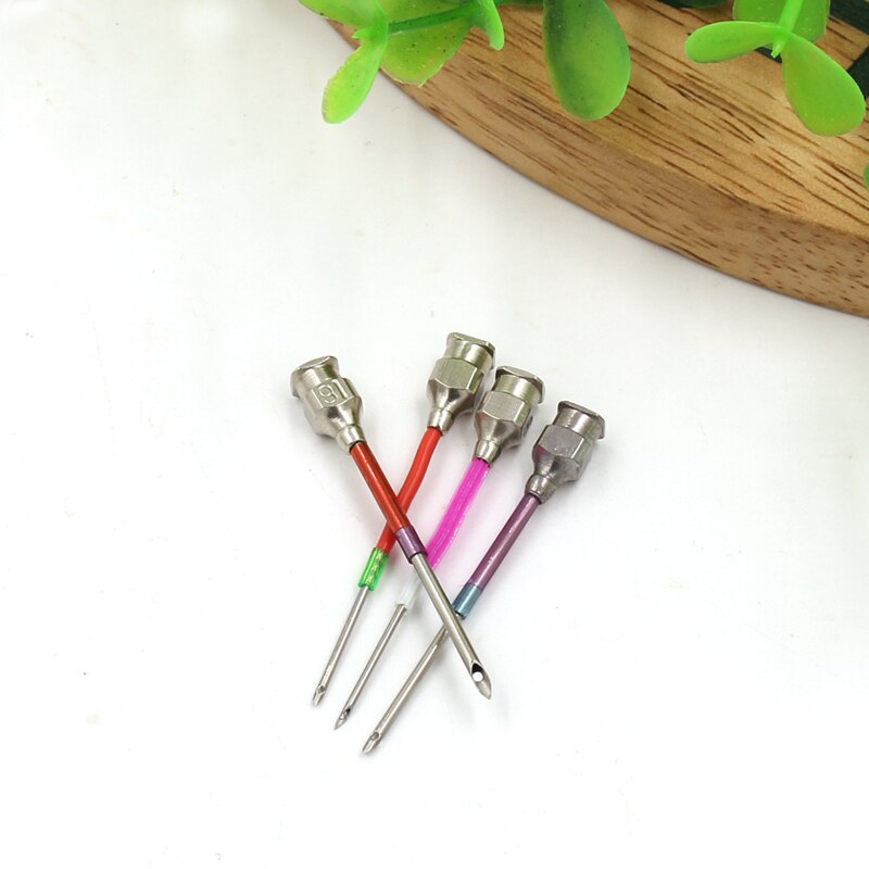 4pcs Knitting Needle Punching Needles Magic Embroidery Poking Cross Stitch Needle Tools Fancy Metal Rod Handmake Sewing Needles