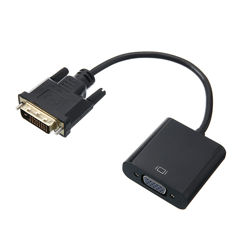 Nuovo DVI-D 25Pin a VGA 15Pin Femmina SVGA Video Del Computer Adattatore 20 centimetri Cavo per il Computer Portatile Desktop Visualizzatore Digitale Cavi convertitore