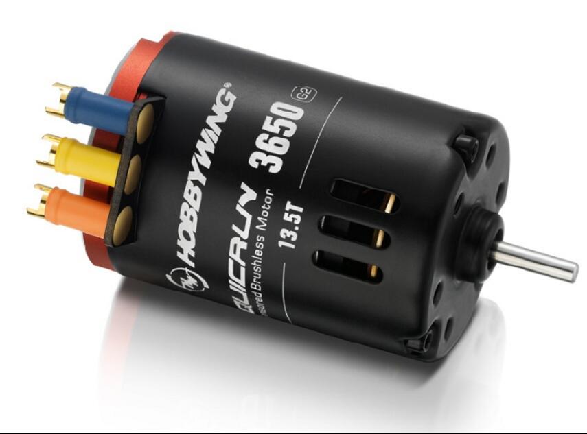 1 kasse hobbywing quicrun 3650  g2 6.5t 8.5t 10.5t 13.5t 17.5t 21.5t 2-3s race børsteløs motor til 1/10 1:12 rc personbiler