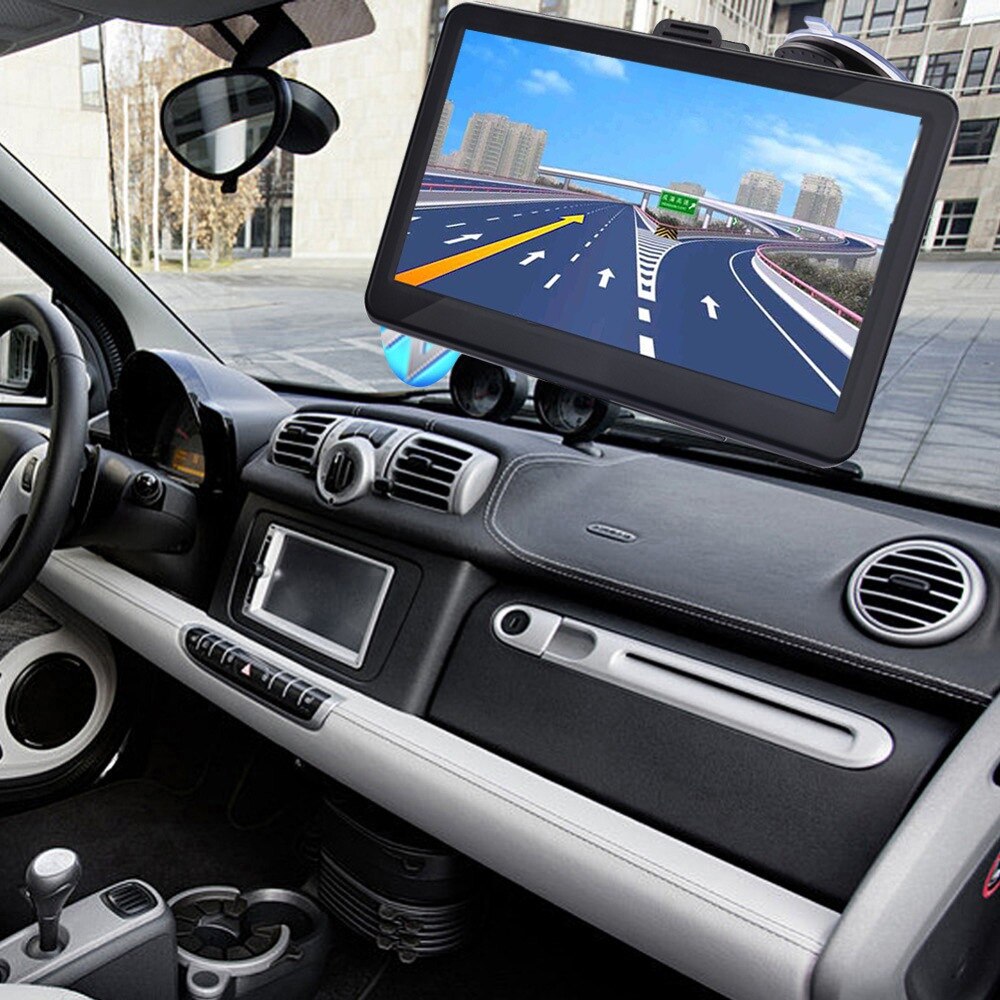 7 inch auto gps navigatie touchscreen 800*480 usb ingebouwde polymeer lithium batterij auto gps navigatie auto elektronica