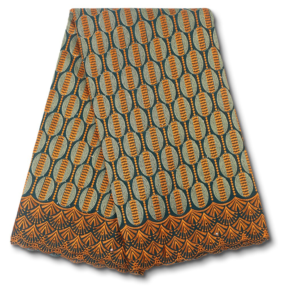 African Dry Cotton Lace Fabric Lace Swiss Voile Laces In Switzerland Nigerian Lace Fabrics Sewing YA3678B-6