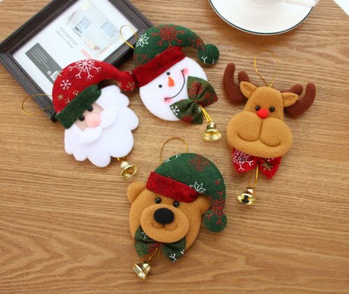 Kerst Festival Levert Snowman Opknoping Pandent Decoratie Kerst Klokken Ornamenten
