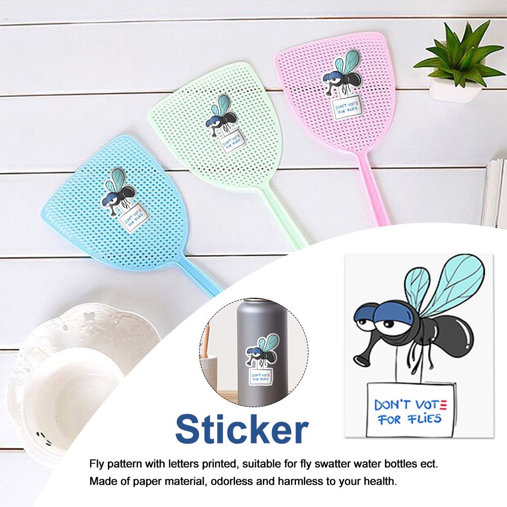 Lot de 10 autocollants décoratifs pour téléphone portable, motif « vérité sur les mouches », pour valises, voiture, maison, couvercle de toilette, ordinateur portable, bouteille d'eau: 7