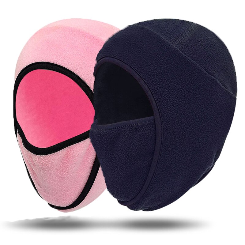 Men and Women Winter Balaclavas Polar Fleece Masks Ear Protection Windproof Outdoor Riding Fishing Protective Balaclava Masks