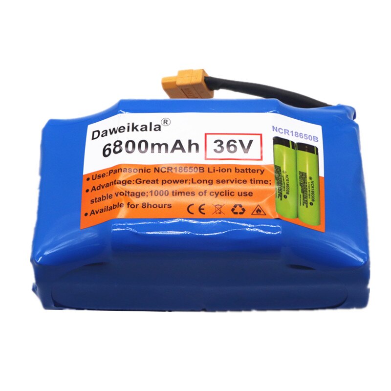 Batería de litio para patinete eléctrico, pila Original de 36v, 6,8ah, 10s2p, 36v, 100% mAh, paquete de iones de litio de 42V y 6800mah, novedad 6800