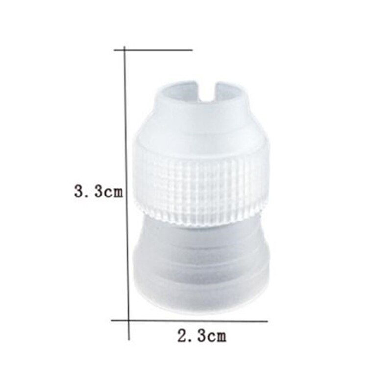 Boquilla de gran tamaño para decoración de pasteles, utensilios de cocina para glaseado, galletas, Fondant de acero inoxidable, #9 pies: adapter