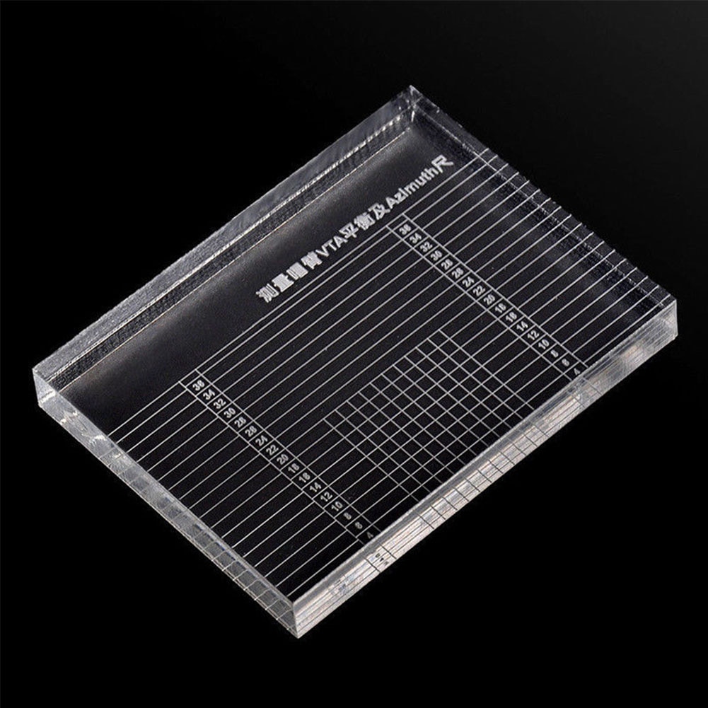 Plattenspieler VTA Azimut Herrscher Phono Tonarm Zubehör Vinyl Spieler Gleichgewicht Teile Acryl Lp Messung Klaren