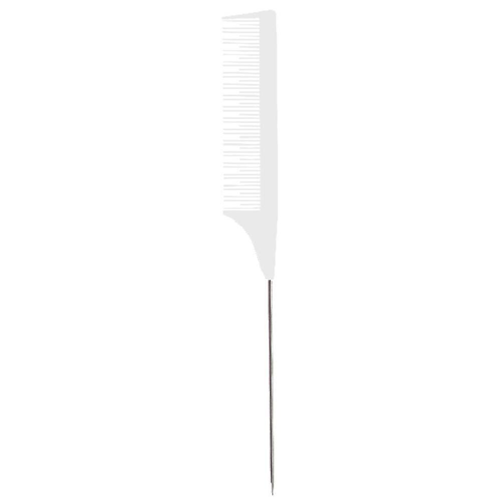 Professionele Tip-Staart Kam Salon Haarverf Benadrukken Plastic Styling Kam Kapsalon Kappers Gereedschap: white