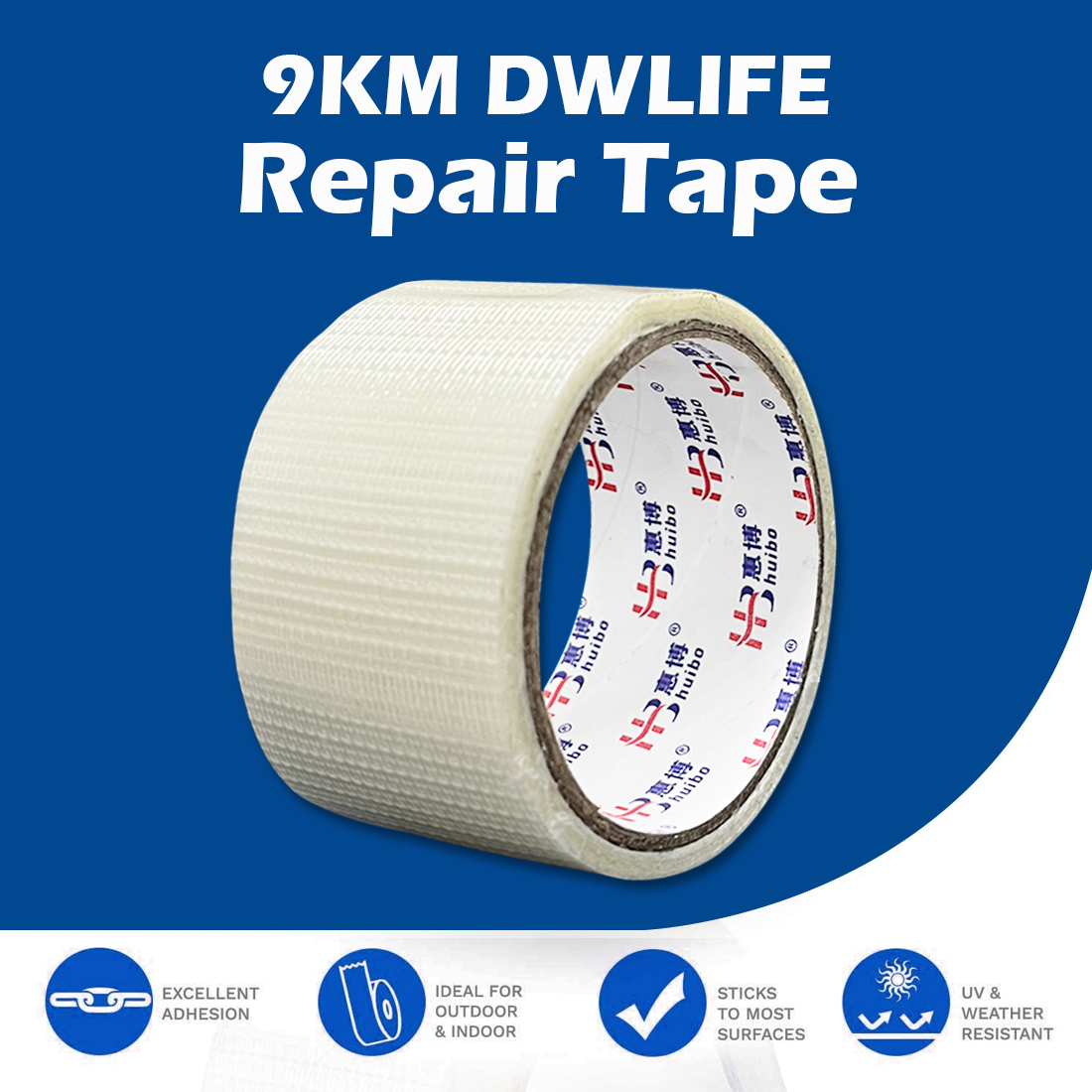 Kite Ripstop Reparatie Tape Patch 5Cm-50Cm Waterdichte Hoge Kleverigheid Doorschijnend Voor Zeil Spinnaker Paragliders Luifels Tenten