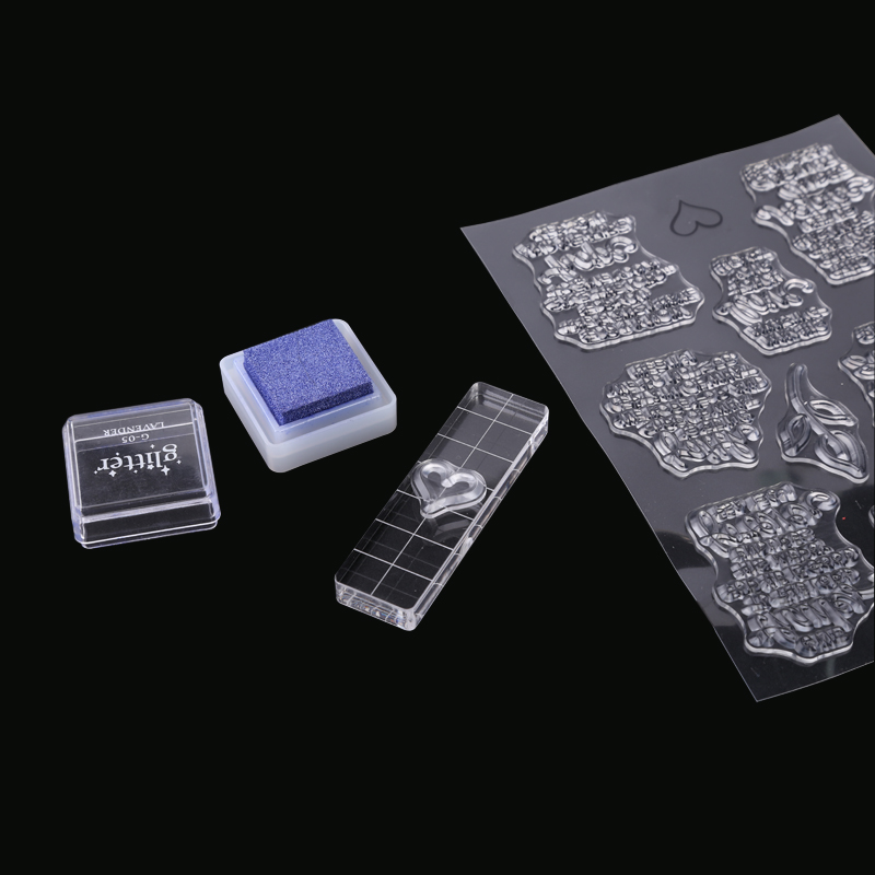 Clear Acrylic Stamp Block DIY Silicone Seals Scrapbooking / Card Making Stamping Handmade Tool