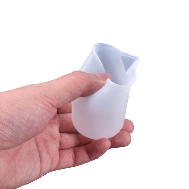 Silicone Measuring Cups, 6 PCS 250Ml/100Ml Nonstick Reusable Silicone Mixing Cups Durable Easy Clean for Epoxy Resin