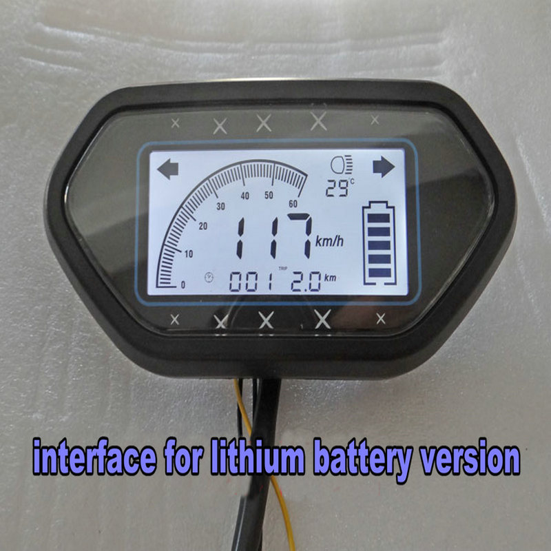 Atv Instruments 48v60v72v display with cover for lithium battery o... – Vicedeal