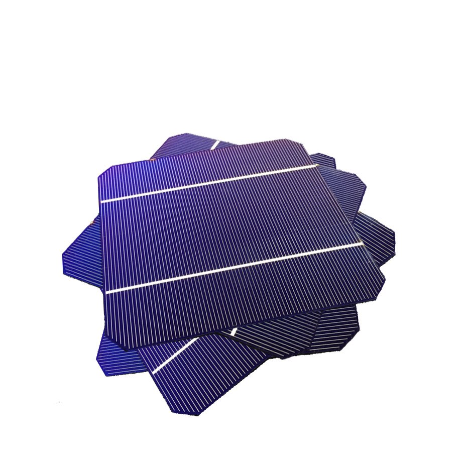 10PCS 125*125 Monocrystalline Silicon Solar Cells 3.0W 0.5V high-efficiency for home DIY use Solar panel cellphone charger