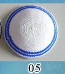 Jødisk kippah jødisk kuppel kippa juif cipa jerusalem israel jødisk liten hatt klær hodeplagg toque lokk håndlaget kipa kipot: 5