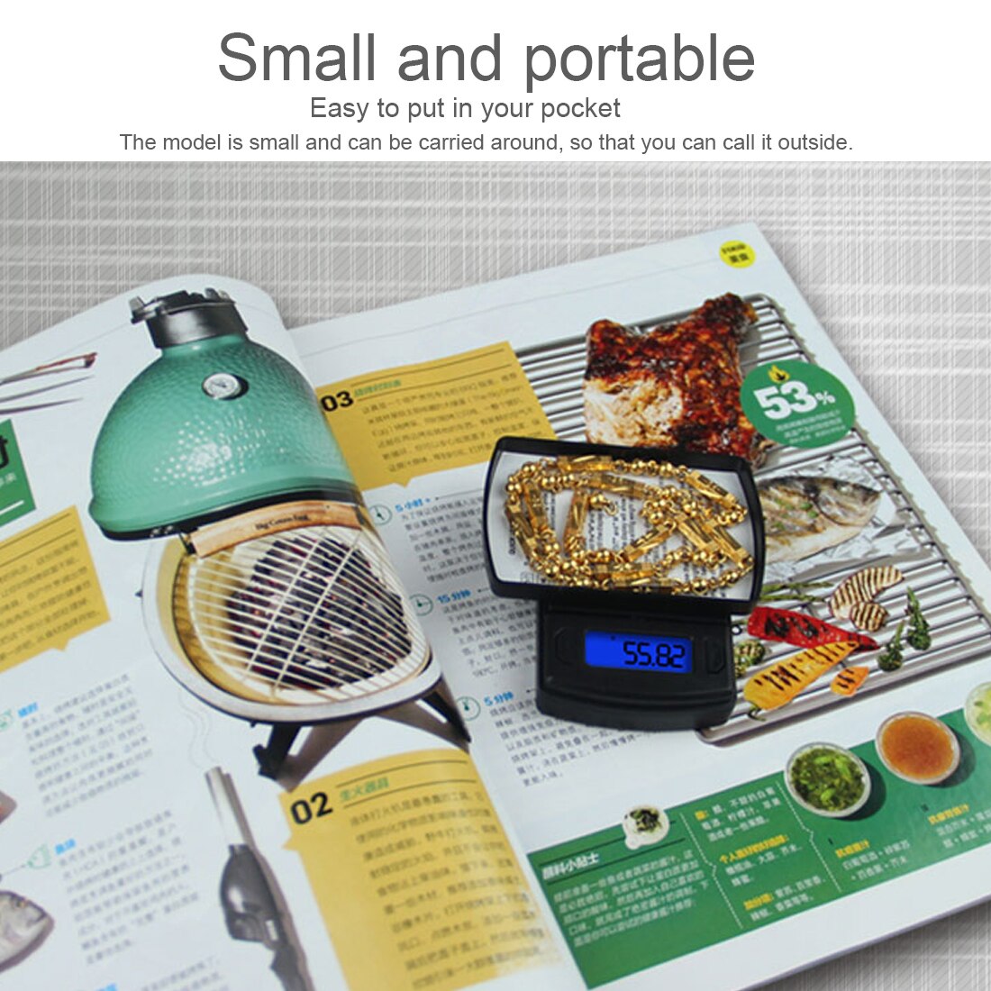 Mini Digital Weight Scale 500g/200g/100g LCD Pocket Electronic Scales Gram Scale Food Kitchen Scale for Travel Jewelry