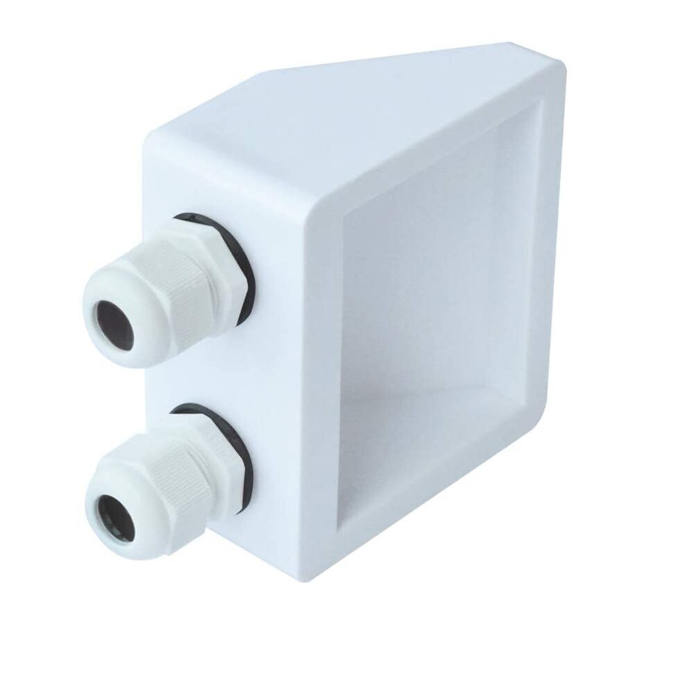 Solar Panel Mounting Brackets Flat Roof Mount Kit Aluminum Bracket Installation Accessories / ABS Solar Double Cable Entry Gland