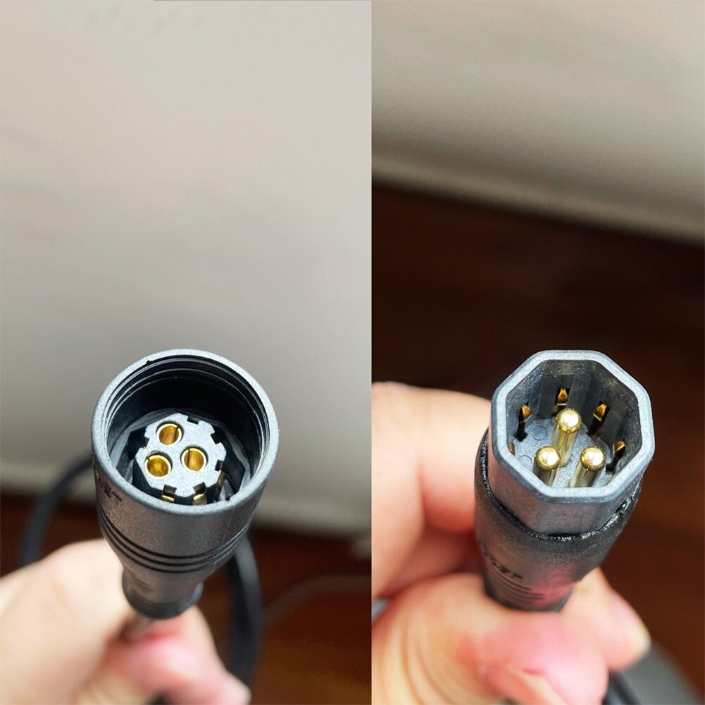 E-Bike Motor Extension Cable Waterproof Plug 9 Pin 1000W Julet 60cm Electric Bicycle Extend Cord Line Wire Cycling Parts