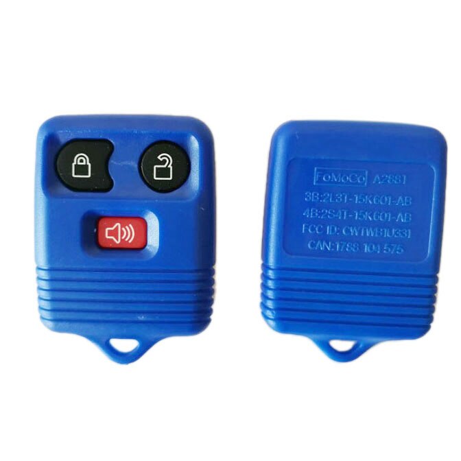 2 Pcs Key Fob Keyless Entry Remote for Ford-Blue