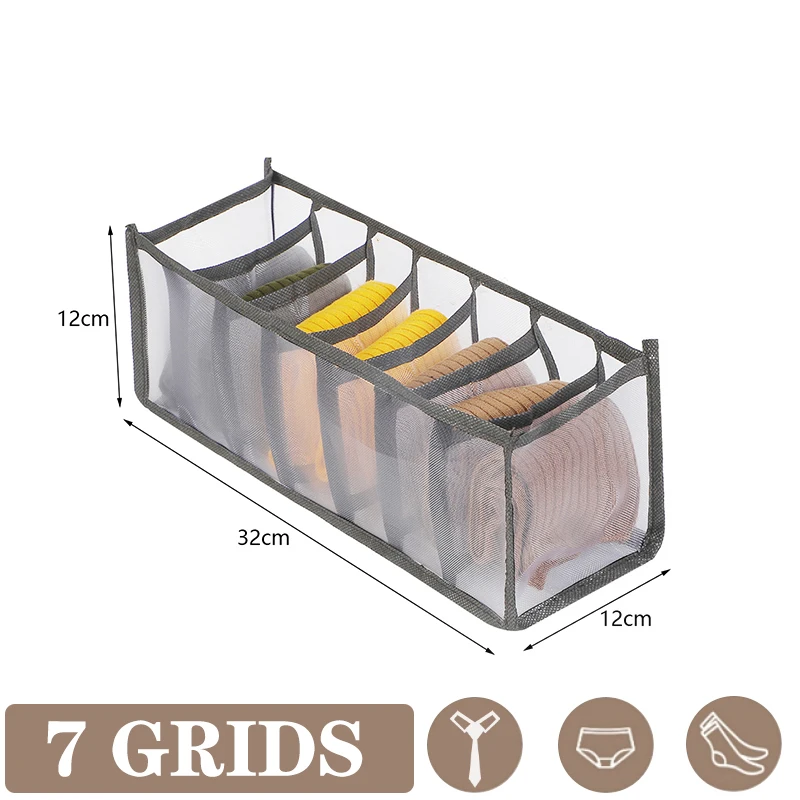 Clothing Pants Storage Box Wardrobe Clothes Storage Organizer Foldable Large Capacity Closet Organizer Drawer Storage Organizers: army green
