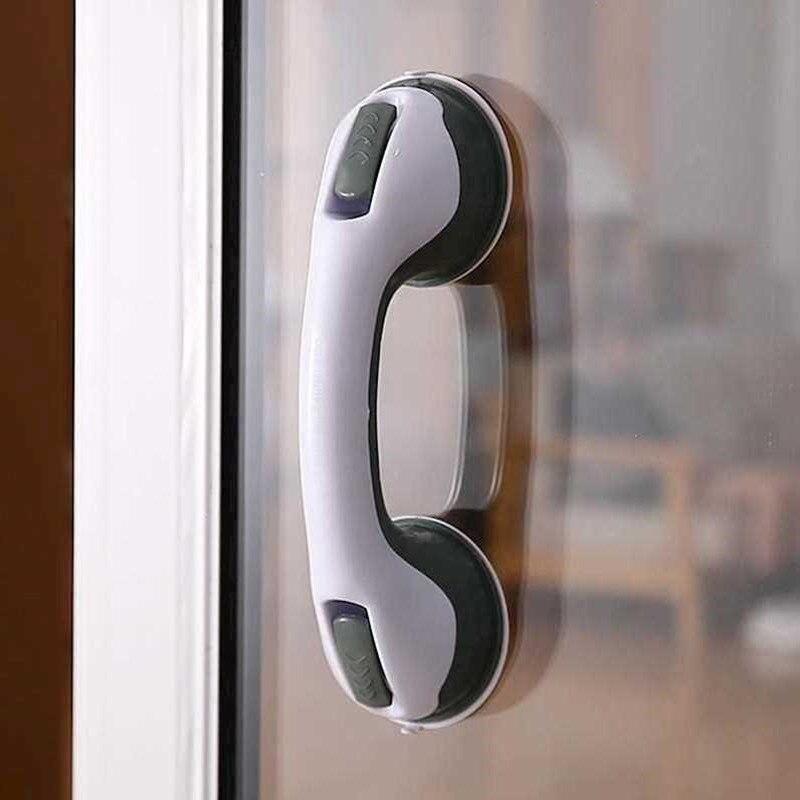 Barrière Gratis Leuning Veiligheid Non-Slip Bad Douche Wc Grab Rail Bars Voor Ouderen Uitschakelen Helper Glazen Deur Zuig cup Handvat