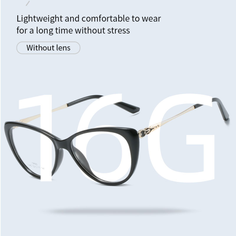 Hotochki Blue Light Blocking Women Glasses Frame UV400 Prescription Female Eyeglasses Eyewear Blue Ray Spectacles