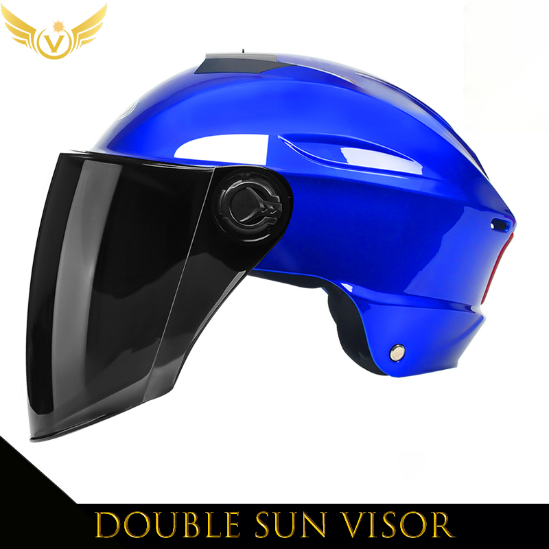 Electric Scooter Helmet Summer V Chopper Motorcycle Helmets Safety Waterfall Soman Urban Articles Woman Men Moto Equipment: GRAY