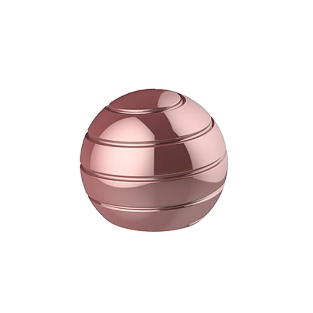 Funny Desktop Toys Revolving Decompression Ball Kinetic Orbital Desk Office Decor Art Toy Rotary Tabletop Ball for Kid Adult: Pink 2.16 inch