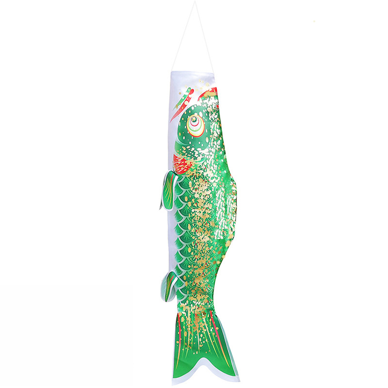 40/50/70cm Japanese Carp Windsock Streamer Fish Flag Kite Cartoon Fish Colorful Windsock Carp Wind Sock Flag Koinobori