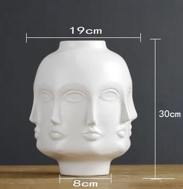 Flower Pots Planters Home Decor Flower Vase Ceramic Decorative Vase Plant Art Flower Pots