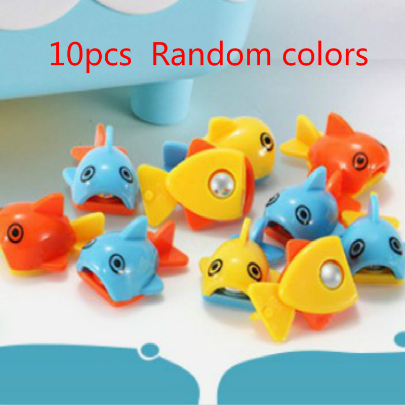 Kinderen Vissen Speelgoed Muziek Verlichting Maglev Track Vissen Speelgoed Pak ouder-kind Interactief Onderwijs Studie Speelgoed Spel: 10pcs