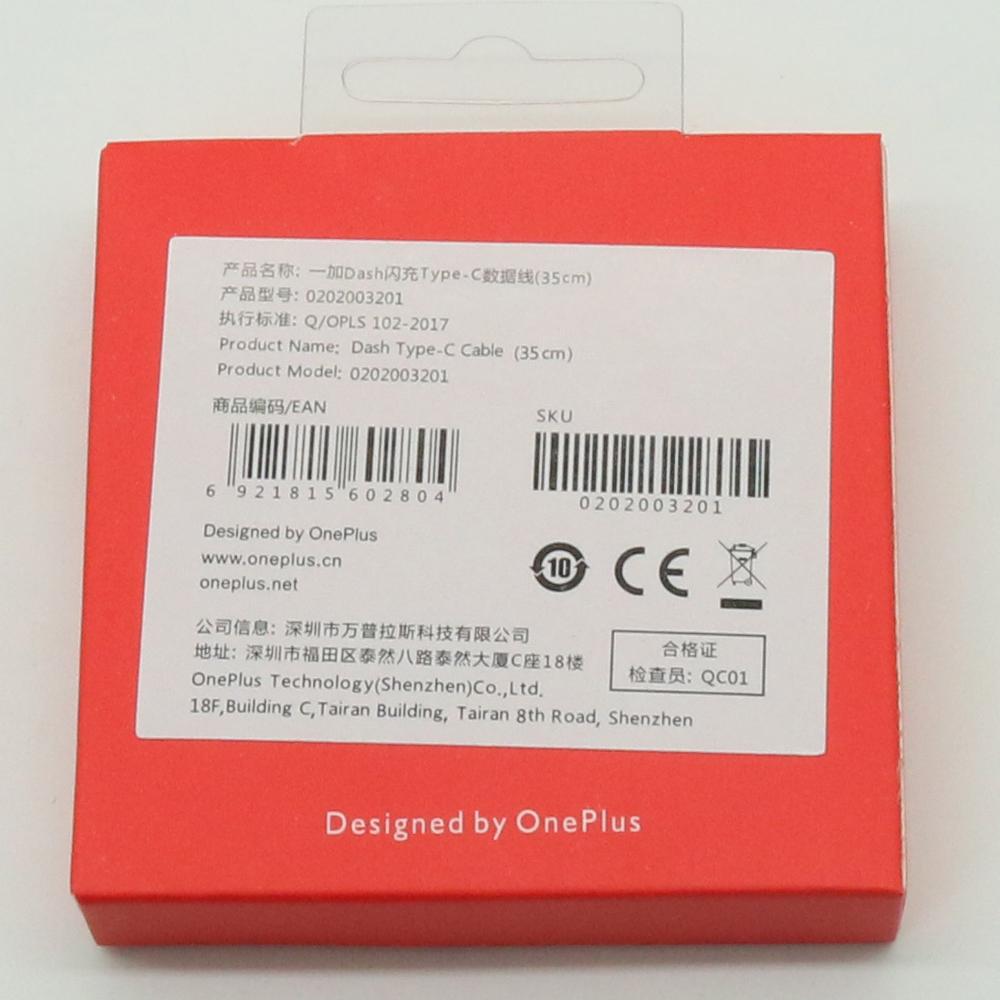 35 Cm Originele Oneplus 6 5 T 5 3 T 3 Dash Lading Korte Usb-kabel 4A Fast Quick Opladen een Plus 6 Ronde Cabel Koord Draad