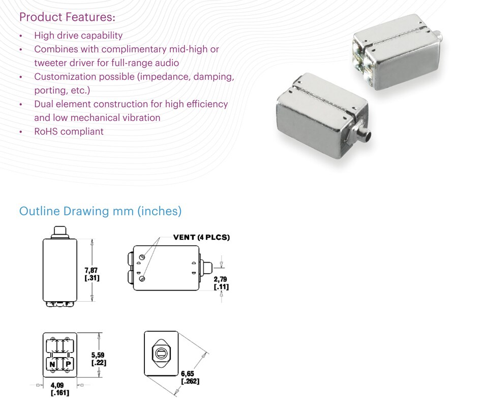 2 st hodvtec 31618 knowles balanserad armatur dual bas driver ba receiver högtalare diy hörlurar i örat monitorer