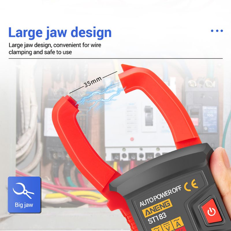 ST183 Auto Digital Clamp Meter 6000 Counts Multime... Grandado