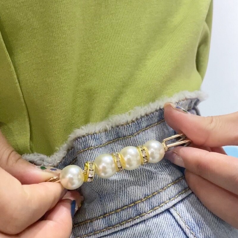 1 set parel broches spelden voor vrouwen jurk anti-reflectie strass decoratie gesp broche speld hijab spelden accessoires