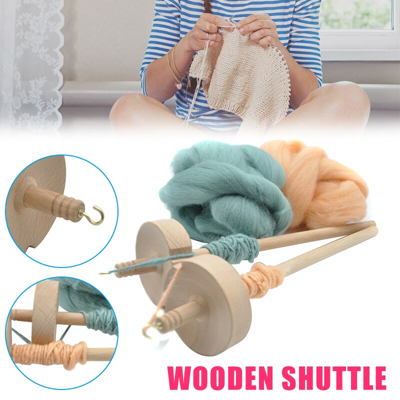 Spindle Top Whorl Yarn Spin Hand Carved Wooden Tool For Beginners Hogard 1 Pcs Sewing Accessories